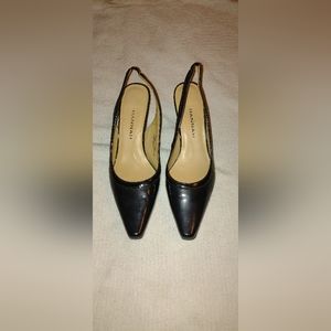 Hannah Black Slingback heels Size 7.5 M